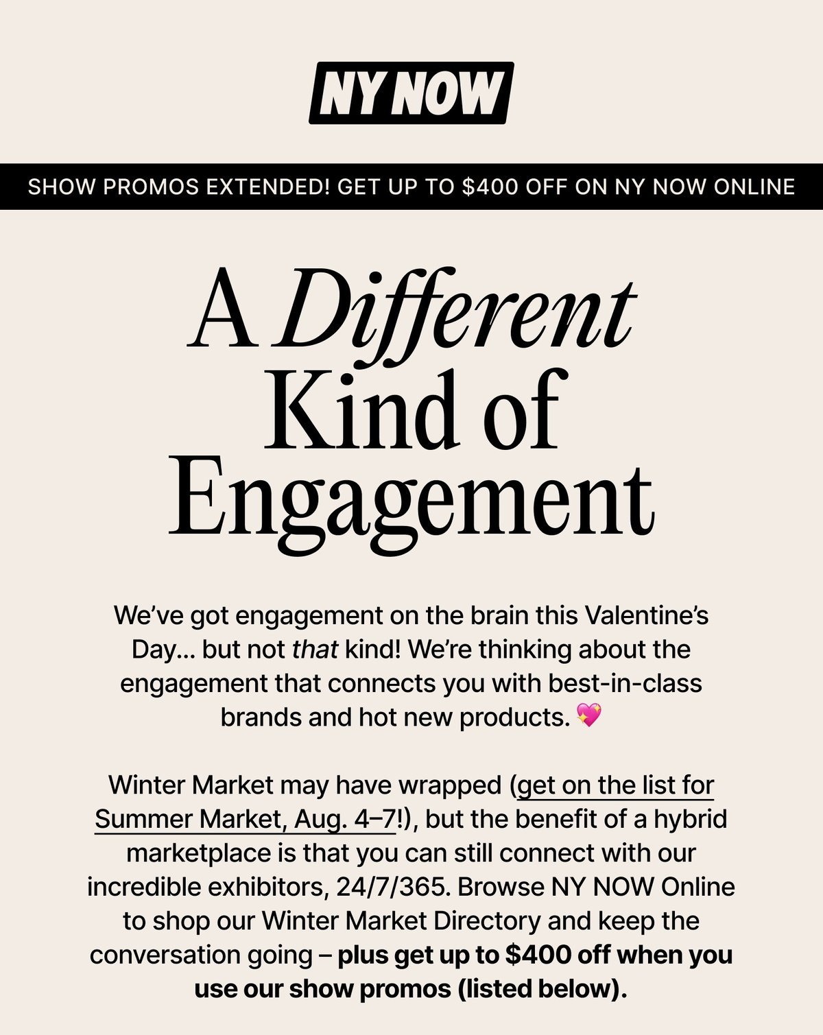 Engage with best-in-class brands and hot new products!