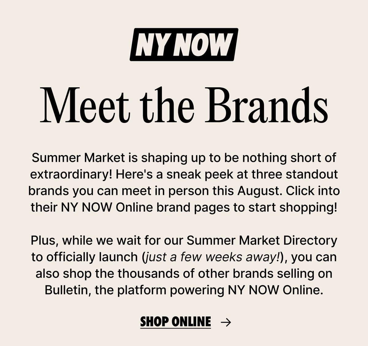 Meet the Brands